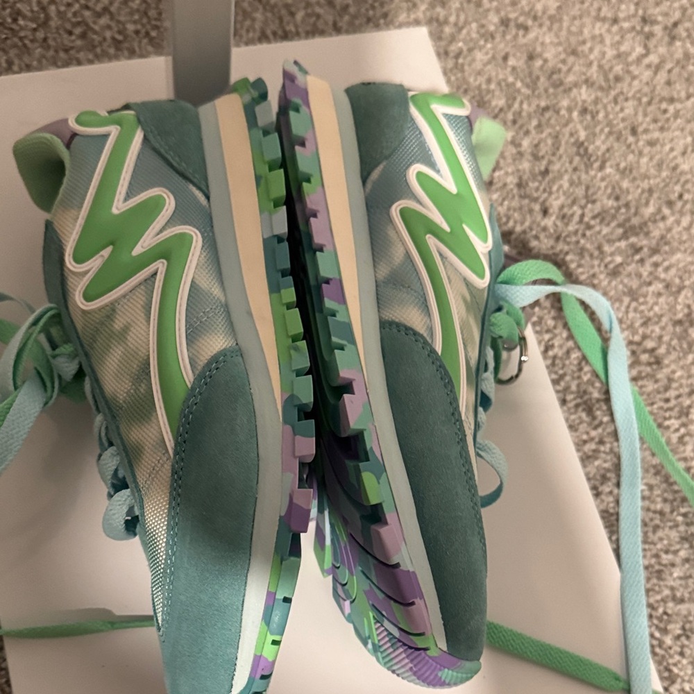 Marc Jacobs Kids Mint & Teal Retro Runner Sneakers - Picture 8 of 10